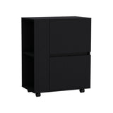 Bar Carro Glasgow Wengue 65.5x82cm con Ruedas - Bares | Bylmo
