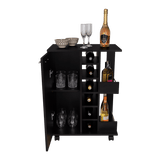 Bar Maru Wengue 60x82.1cm con Ruedas. - Bares | Bylmo
