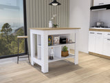 Mueble Auxiliar de Cocina Cala Blanco 103x90cm con Entrepaños - Barras y Muebles Auxiliares | Bylmo
