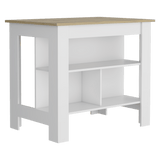 Mueble Auxiliar de Cocina Cala Blanco 103x90cm con Entrepaños - Barras y Muebles Auxiliares | Bylmo
