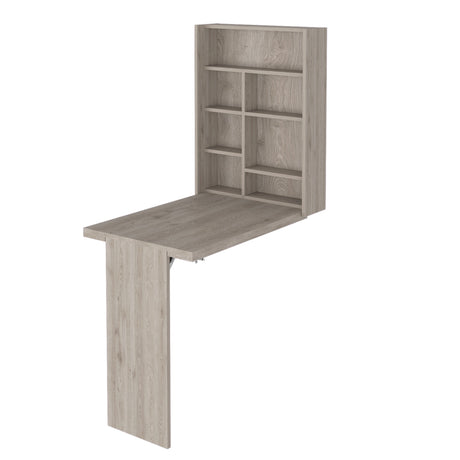 Barra de Cocina Empotrable Vatta Ceniza 60x80cm Plegable con Entrepaños - Barras y Muebles Auxiliares | Bylmo