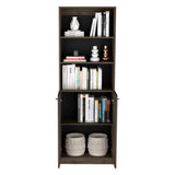 Biblioteca Home Maxi Bellota Wengue 62.8x180.6cm con Cuatro Entrepaños - Bibliotecas y Estanterías | Bylmo