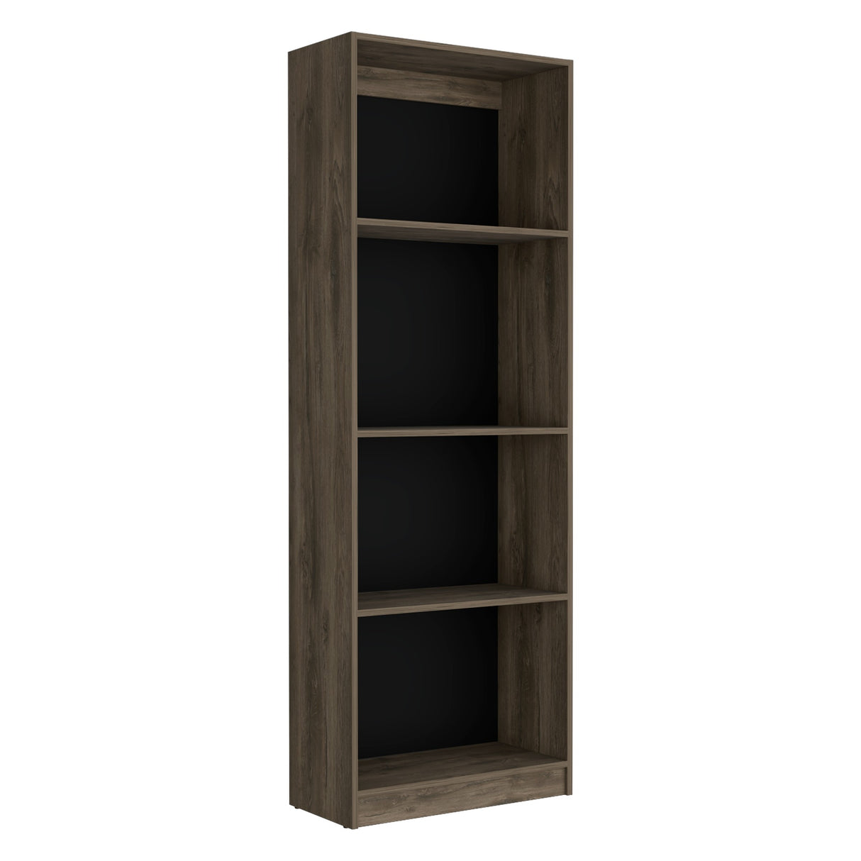 Biblioteca Home Wengue 62.8x180.6cm con Tres Entrepaños - Bibliotecas y Estanterías | Bylmo