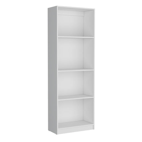 Biblioteca Lib Home Blanca 62.8x180.6cm con Tres Entrepaños - Bibliotecas y Estanterías | Bylmo