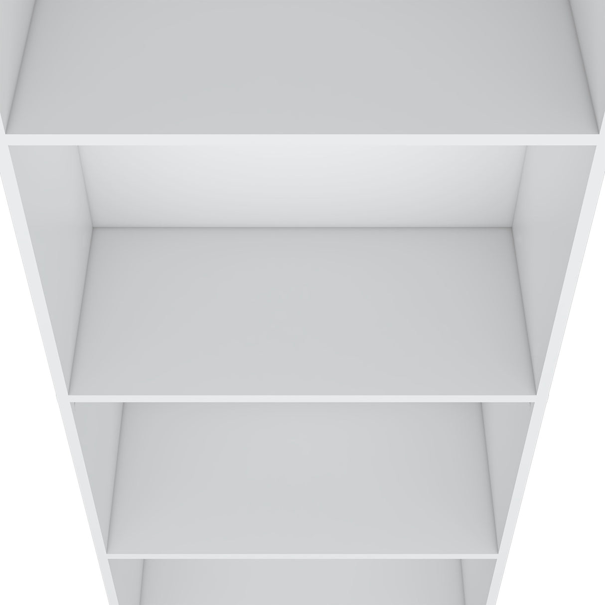 Biblioteca Lib Home Blanca 62.8x180.6cm con Tres Entrepaños - Bibliotecas y Estanterías | Bylmo