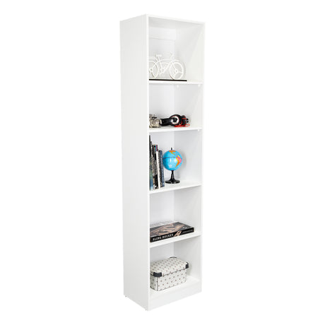 Biblioteca Lex Home XS Blanca 45x180.6cm con Cuatro Entrepaños - Bibliotecas y Estanterías | Bylmo