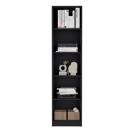 Biblioteca Home XS Wengue 45x180.6cm con Cuatro Entrepaños - Bibliotecas y Estanterías | Bylmo