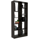Biblioteca Yata Wengue 80x170cm con Siete Entrepaños - Bibliotecas y Estanterías | Bylmo