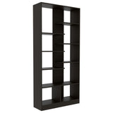 Biblioteca Yata Wengue 80x170cm con Siete Entrepaños - Bibliotecas y Estanterías | Bylmo