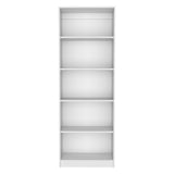 Estantería Home Blanca 62x180.6cm con Cuatro Entrepaños - BIBLIOTECAS Y ESTANTERIAS | Bylmo