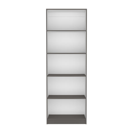 Estantería Home Plomo 62.8x180.6cm con Cuatro Entrepaños - Bibliotecas y Estanterías | Bylmo