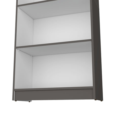 Estantería Home Plomo 62.8x180.6cm con Cuatro Entrepaños - Bibliotecas y Estanterías | Bylmo
