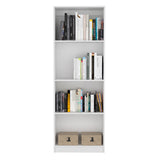Estantería Home Blanco 62.8x180.6cm con Tres Entrepaños - BIBLIOTECAS Y ESTANTERIAS | Bylmo
