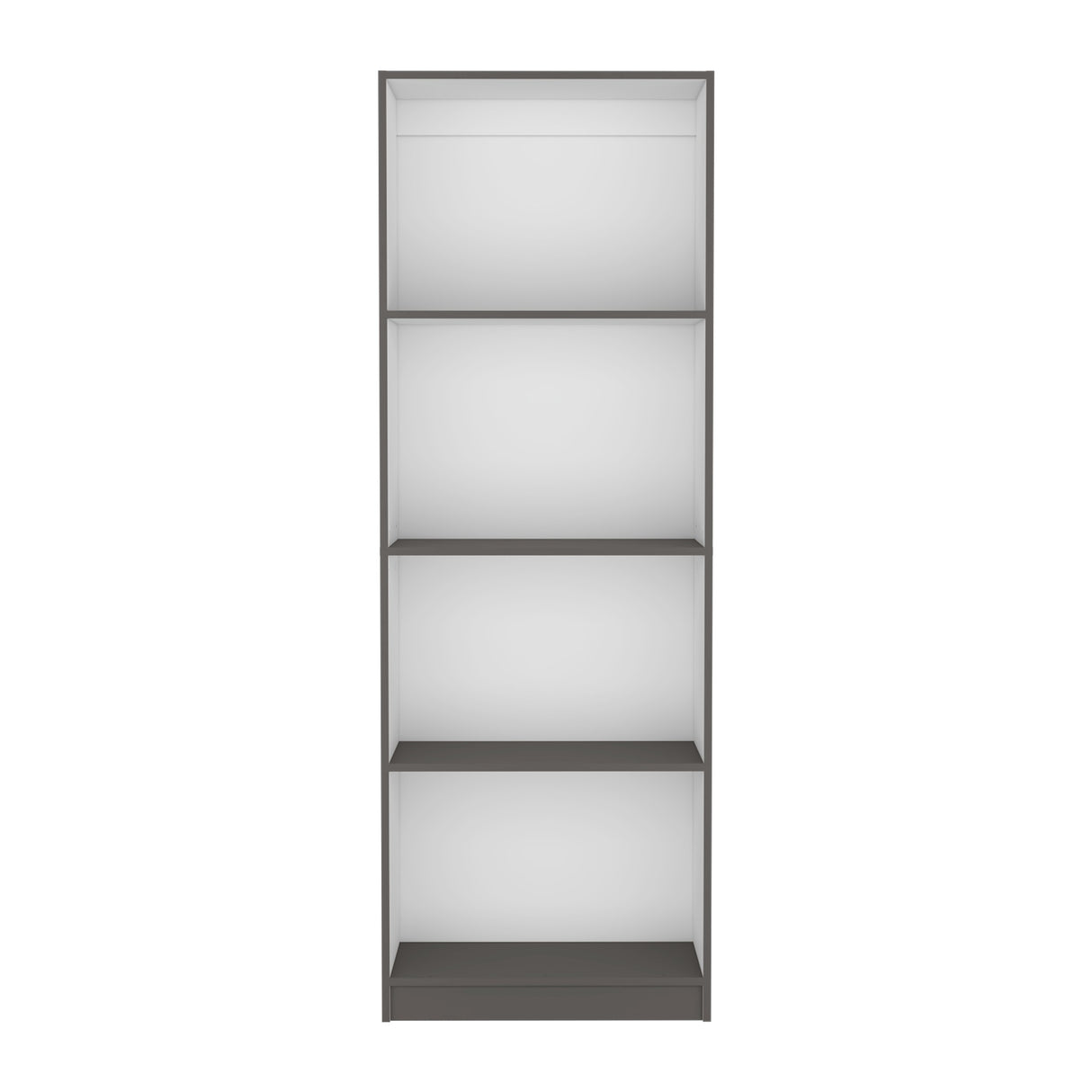 Estantería Home Plomo 62.8x180.6cm con Tres Entrepaños - Bibliotecas y Estanterías | Bylmo