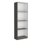 Estantería Home Plomo 62.8x180.6cm con Tres Entrepaños - Bibliotecas y Estanterías | Bylmo