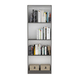 Estantería Home Plomo 62.8x180.6cm con Tres Entrepaños - Bibliotecas y Estanterías | Bylmo