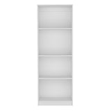 Estantería Lib Home Blanco 62.8x180.6cm con Tres Entrepaños - Bibliotecas y Estanterías | Bylmo
