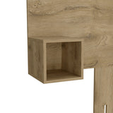 Cabecero Pinot Macadamia MDP 190.4x120cm Ajustable con Dos Mesas de Noche Minimalistas - Cabeceros | Bylmo