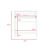 Combo Cabecero Provenza Macadamia 155x80cm con Dos Mesas de Noche - Cabeceros | Bylmo