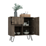 Aparador Zeta Bellota 80x80cm con Tres Cajones y Patas - Cajoneras y Comodas | Bylmo
