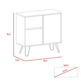 Aparador Zeta Bellota 80x80cm con Tres Cajones y Patas - Cajoneras y Comodas | Bylmo