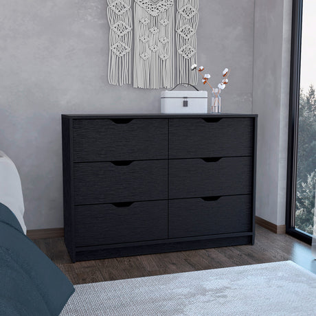 Cómoda Basilea Wengue 107x77.6cm con Cuatro Cajones - Cajoneras y Comodas | Bylmo
