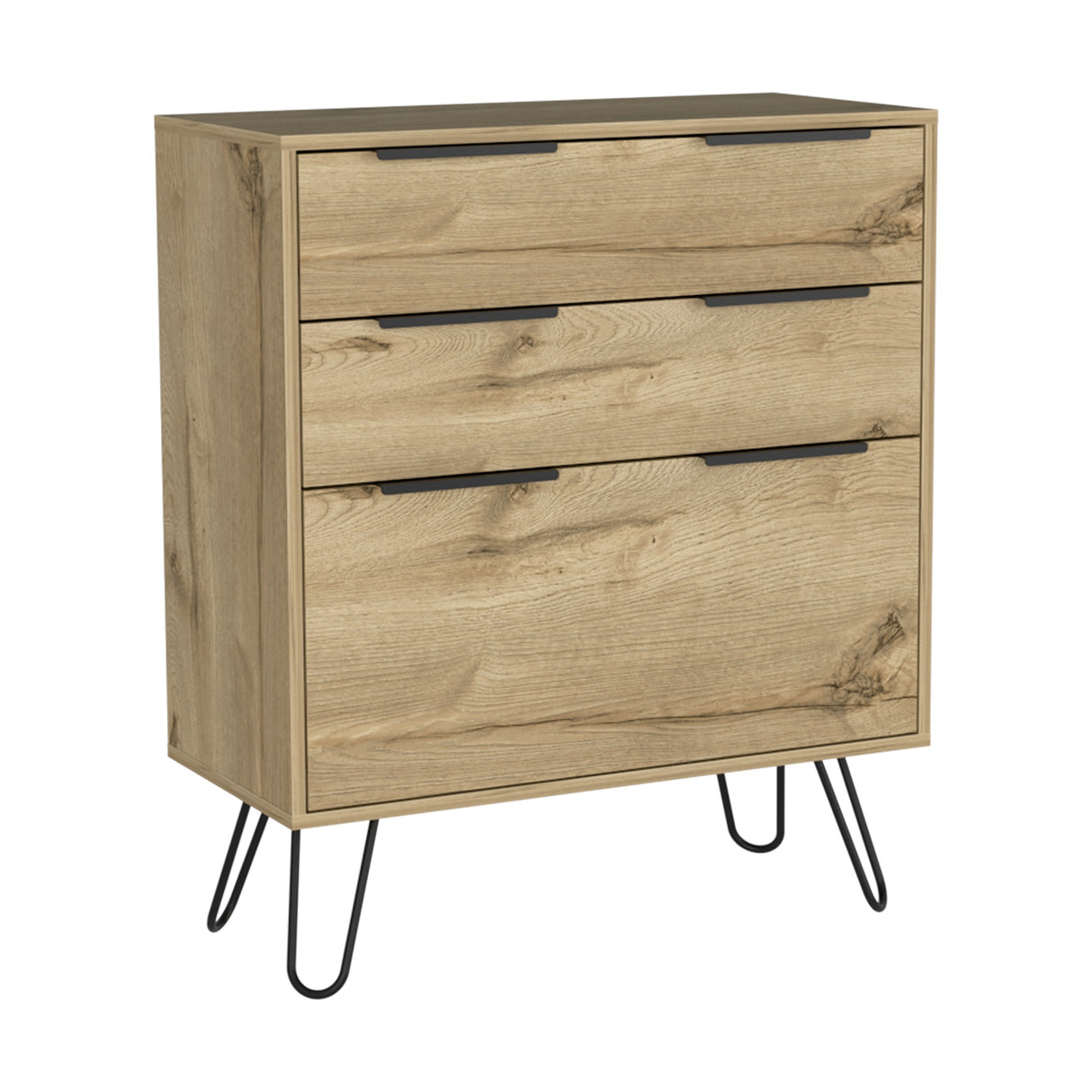 Cómoda Augusta Duna 76.5x90.3cm con Tres Cajones - Cajoneras y Comodas | Bylmo
