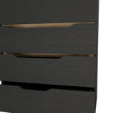 Cómoda Zoe Wengue 80x89cm con Tres Cajones - CAJONERAS Y COMODAS | Bylmo