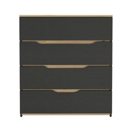 Cómoda Zoe Wengue 80x89cm con Tres Cajones - CAJONERAS Y COMODAS | Bylmo