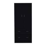 Closet Taly Wengue 78.7x180.1cm con Dos Cajones - Closets | Bylmo