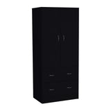 Closet Taly Wengue 78.7x180.1cm con Dos Cajones - Closets | Bylmo