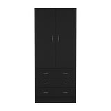 Closet Taly Wengue 78.7x180.1cm con Tres Cajones - Closets | Bylmo