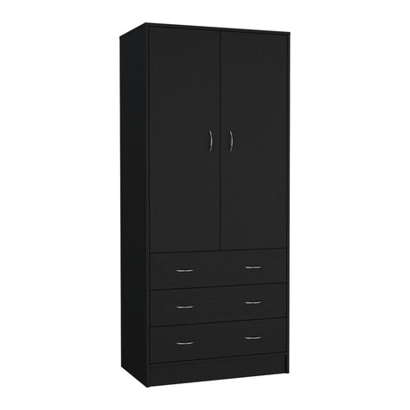 Closet Taly Wengue 78.7x180.1cm con Tres Cajones - Closets | Bylmo