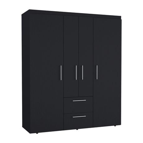 Closet Bariloche Wengue 150.3x177.9cm con Dos Cajones - Closets | Bylmo