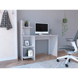 Escritorio Vilna Blanco 120x120.6cm con Organizador de Libros - Escritorios | Bylmo