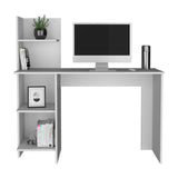 Escritorio Vilna Blanco 120x120.6cm con Organizador de Libros - Escritorios | Bylmo