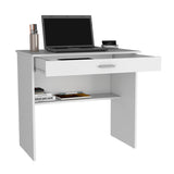 Escritorio Eighty C Blanco 80x73.6cm con Un Cajón - Escritorios | Bylmo