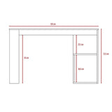 Escritorio Astana Blanco 120x73.5cm Minimalista - Escritorios | Bylmo