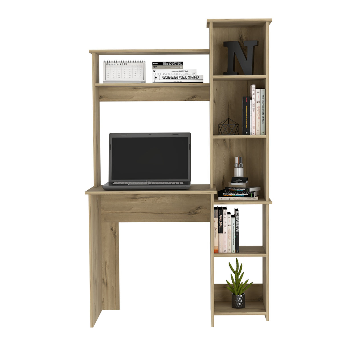 Escritorio Versalles Duna 98.5x162.5cm con Organizador de Libros - Escritorios | Bylmo
