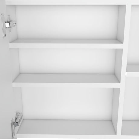 Gabinete de Baño Oman Blanco 50x47.3cm con Tres Entrepaños - Gabinetes de Baño | Bylmo