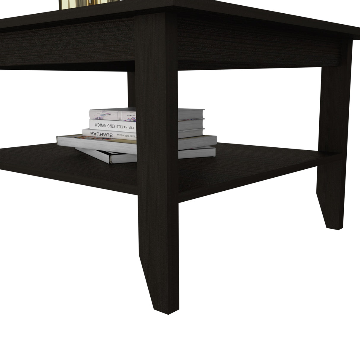Mesa de Centro Essential Wengue 80x45cm con Patas - Mesas de Centro | Bylmo