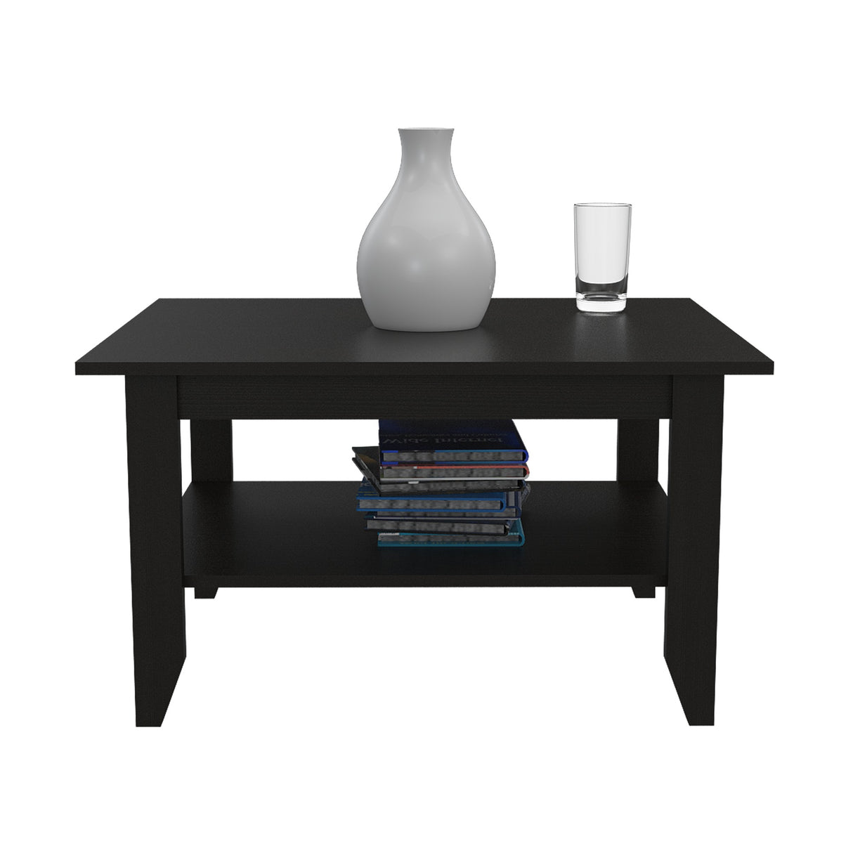 Mesa de Centro Essential Wengue 80x45cm con Patas - Mesas de Centro | Bylmo