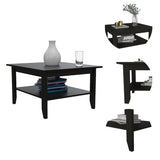 Mesa de Centro Essential Wengue 80x45cm con Patas - Mesas de Centro | Bylmo