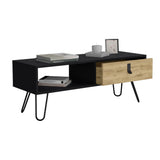 Mesa de Centro Huna Wengue 104x40.4 cm con Compartimento - Mesas de Centro | Bylmo