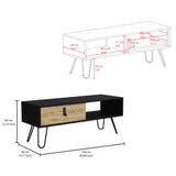 Mesa de Centro Huna Wengue 104x40.4 cm con Compartimento - Mesas de Centro | Bylmo