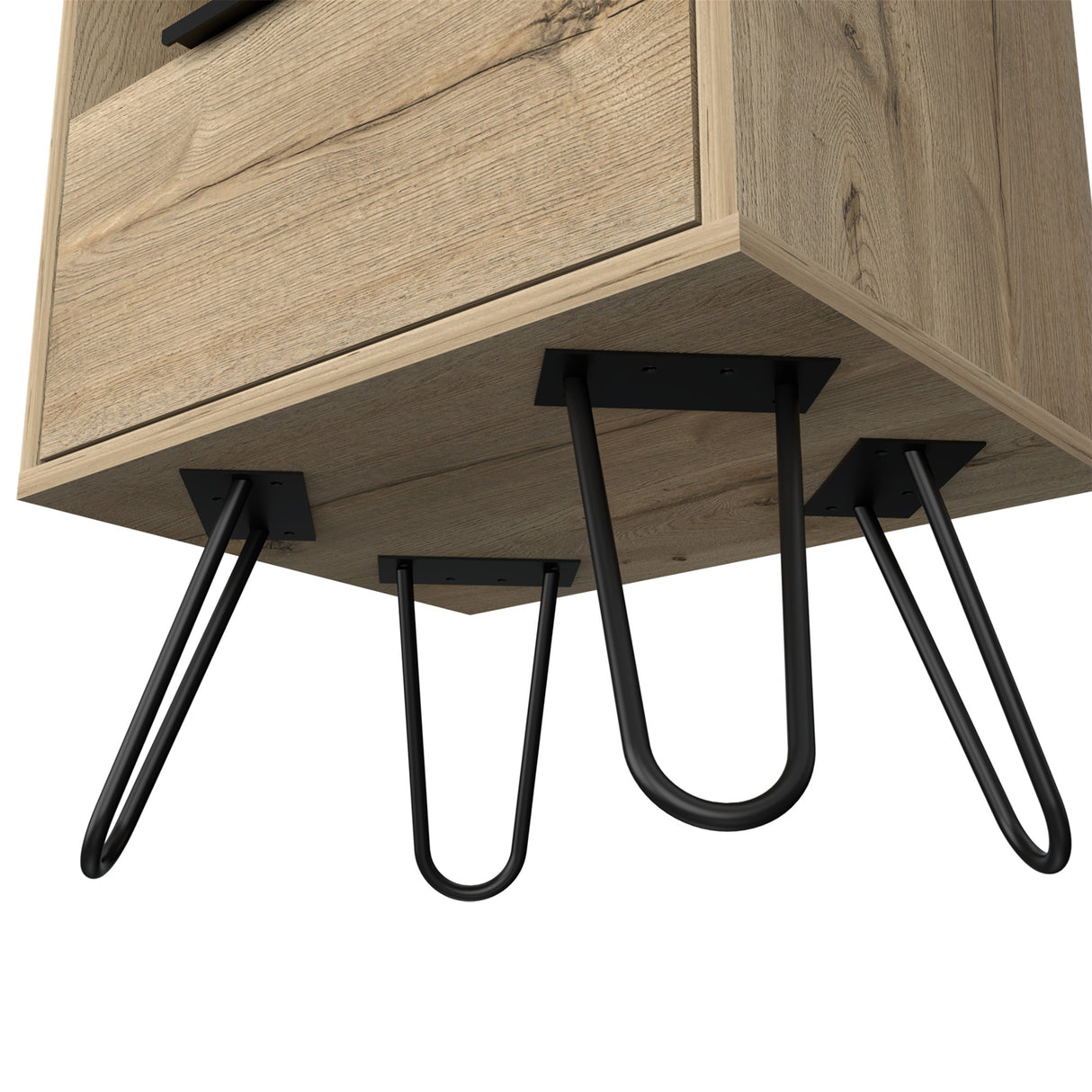 Mesa de Noche Augusta Duna 45x57cm con Un Cajón - Mesas de Noche | Bylmo