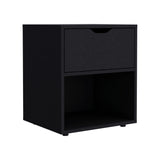 Mesa de Noche Aberdeen Wengue 43.2x50cm con Un Cajón - Mesas de Noche | Bylmo