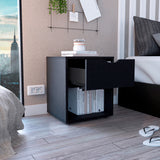 Mesa de Noche Aberdeen Wengue 43.2x50cm con Un Cajón - Mesas de Noche | Bylmo