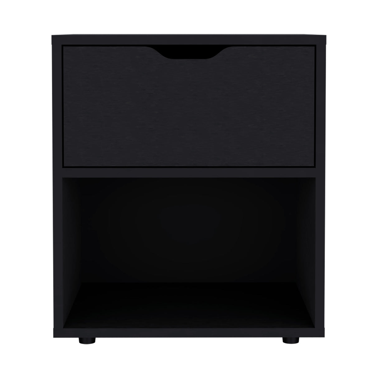 Mesa de Noche Aberdeen Wengue 43.2x50cm con Un Cajón - Mesas de Noche | Bylmo