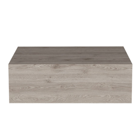 Mesa de Noche Milano Ceniza 40x13cm Flotante con Un Cajón - Mesas de Noche | Bylmo